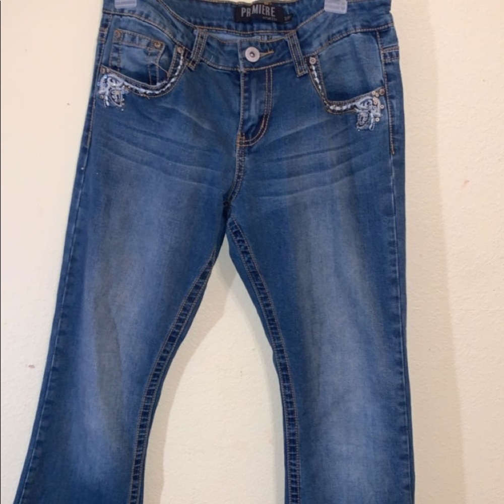 Wide leg jeans